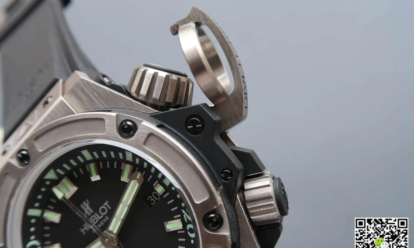 Hublot King Power Oceanographic 731.NX.1190.RX V6 Factory 1:1 Best Edition Replica Watch Black Strap